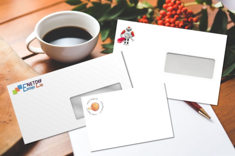 Enveloppes personnalisées avec logo